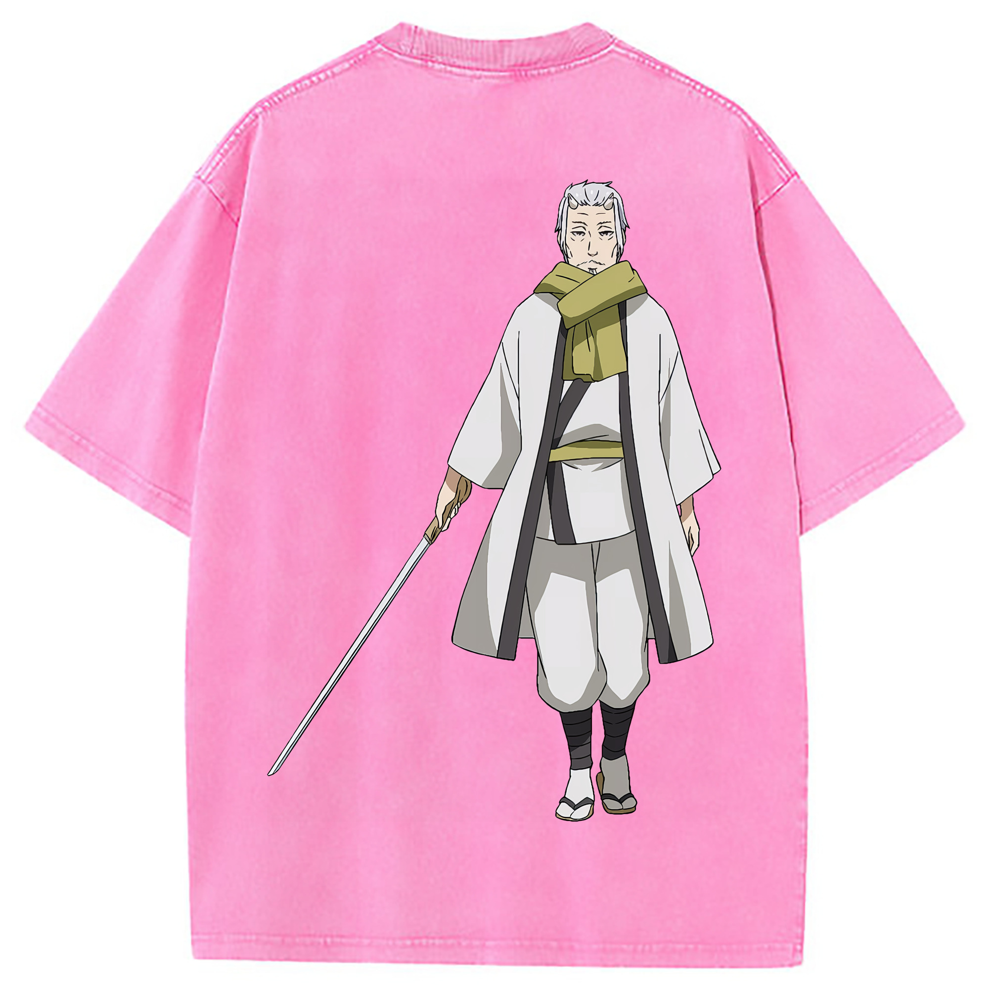 （画像用） 転スラ Regarding Reincarnated to Slime 綿100% ヴィンテージ風 半袖Tシャツ（背面プリント）